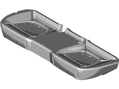 Lincoln DP5Z-5463840-A Pad - Rear Seat Cushion