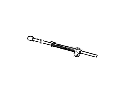 Ford F1TZ-9A758-F Cable Assembly - Throttle Control