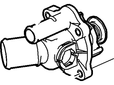 Ford 3M4Z-8575-AB Thermostat Assembly 3M4Z-8575-AB Ford Thermostat Assembly Illustration 1 of 1