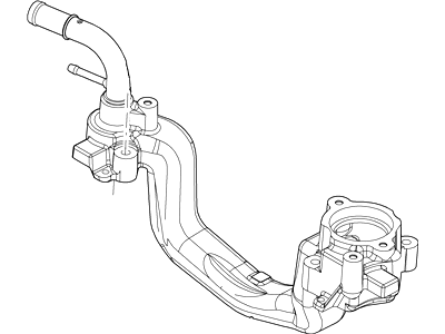 Ford 3L3Z-8C368-MA Pipe - Water By-Pass 3L3Z-8C368-MA Ford Pipe - Water By-Pass Illustration 1 of 1