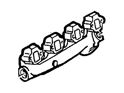 Ford F-350 Exhaust Manifold - F5TZ-9430-B