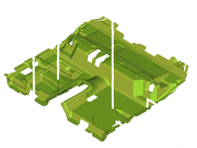 Ford CJ5Z-7813048-AB Insulator - Floor CJ5Z-7813048-AB Ford Insulator - Floor Illustration 1 of 1