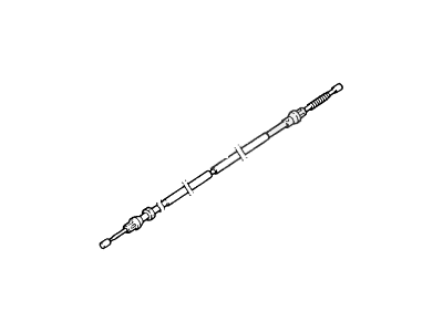 Mercury Parking Brake Cable - F8RZ-2A635-FA