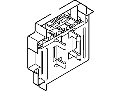 Ford XF3Z-14A003-AA Cover - Fuse Box XF3Z-14A003-AA Ford Cover - Fuse Box Illustration 1 of 1