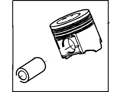 Ford 8C3Z-6108-BB Piston And Pin Assembly