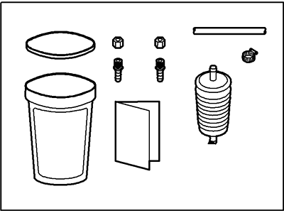 XC3Z-7B155-E Ford Kit - Transmission Fluid External Filter Illustration 1 of 1
