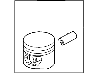 Mercury 8L2Z-6108-E Piston And Pin Assembly