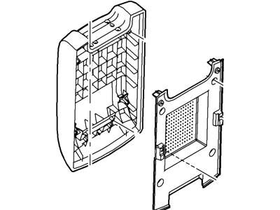 Ford 8A8Z-7406024-CA Door Assembly - Glove Compartment 8A8Z-7406024-CA Ford Door Assembly - Glove Compartment Illustration 1 of 1