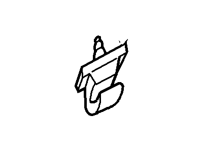 Mercury F57Z-1004132-A Retainer - Sun Visor