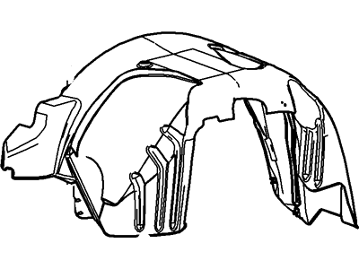 Ford 4L3Z-16103-BA Guard - Front Splash