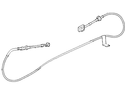 3W4Z-7E395-AA Ford Shift Control Cable Illustration 1 of 1