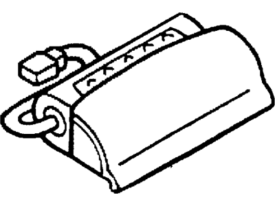Ford F8CZ-54044A74-AAA Passenger Air Bag, Prairie Tan F8CZ-54044A74-AAA Ford Passenger Air Bag, Prairie Tan Illustration 1 of 1