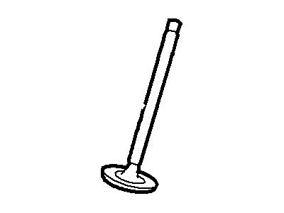 Ford F57Z-6505-A Exhaust Valve F57Z-6505-A Ford Exhaust Valve Illustration 1 of 1