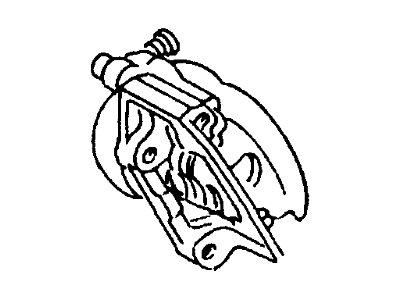 Mercury F3SZ2B120A Caliper Assembly - Brake Lever
