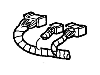 Ford F4ZZ19B113F Wiring Assembly F4ZZ19B113F Ford Wiring Assembly Illustration 1 of 1