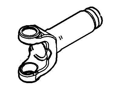 F81Z-4841-CA Ford Slip Yoke, Rear Illustration 1 of 1