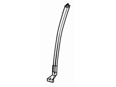 Mercury F8RZ6321458AA Run - Door Glass