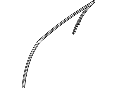 Lincoln 6E5Z-5421597-B Run - Door Glass