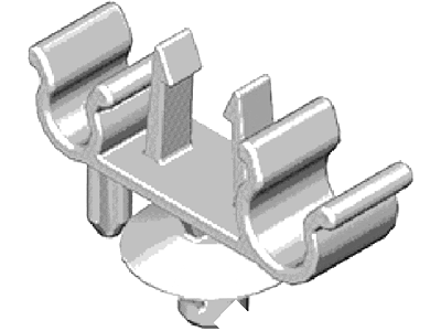 Ford AV6Z-14197-GA Clip AV6Z-14197-GA Ford Clip Illustration 1 of 1