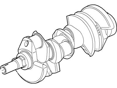 Mercury 4L3Z-6303-ARM Remanufactured Crankshaft Assembly