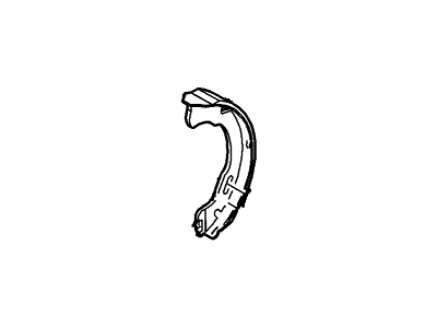 Mercury 5L2Z-2648-A Kit - Brake Shoe And Lining