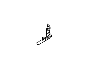 Ford 7C3Z-99430B12-A Retainer - Hinge 7C3Z-99430B12-A Ford Retainer - Hinge Illustration 1 of 1