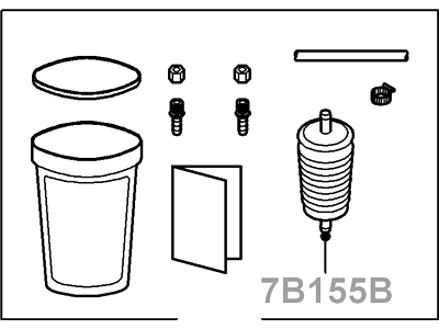 Ford XC3Z-7B155-CA Filter Assembly - Oil XC3Z-7B155-CA Ford Filter Assembly - Oil Illustration 1 of 1