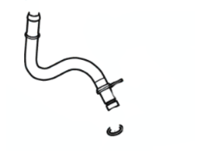 AC3Z-18663-B Ford Tube - Heater Water Illustration 1 of 1