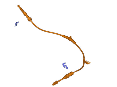 Ford F2GZ-7E395-Y Shift Control Cable F2GZ-7E395-Y Ford Shift Control Cable Illustration 1 of 1