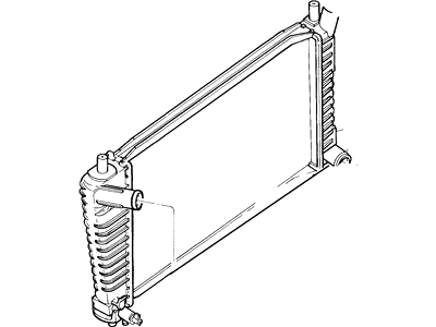Lincoln E7DZ-8005-C Radiator Assembly