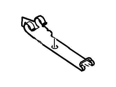 Ford 9C2Z-2251-A Clip - Brake Cable Support 9C2Z-2251-A Ford Clip - Brake Cable Support Illustration 1 of 1