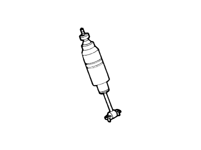 Ford XL2Z-18124-BA Shock Absorber Assembly XL2Z-18124-BA Ford Shock Absorber Assembly Illustration 1 of 1