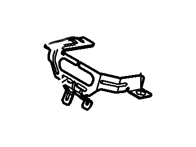 Lincoln DE9Z-74613D10-A Guide - Rear Seat Belt