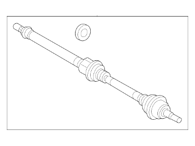 Ford BV6Z-3B436-A Shaft - Front Axle