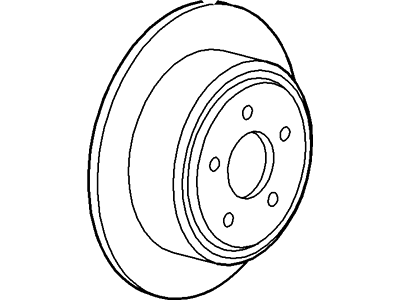 4U2Z-1V125-BA Ford Rotor Assembly Illustration 1 of 1