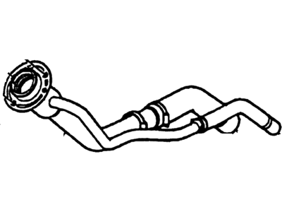 F75Z-9034-LA Ford Pipe - Fuel Filler Illustration 1 of 1