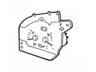 Mercury F7CZ9305AA Gauge Assembly - Fuel