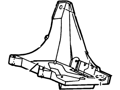 Lincoln Battery Tray - F8VZ-10732-AD