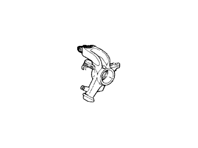 Ford YS4Z-3K185-DB Knuckle - Front Wheel              