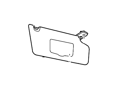 9L3Z-1504104-CC Ford Visor Assembly - Sun, Passenger Side Illustration 1 of 1