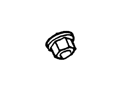 Ford -N620480-S309 Nut - Adjusting Screw -N620480-S309 Ford Nut - Adjusting Screw Illustration 1 of 1