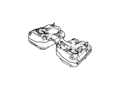Ford BR3Z-9002-B Tank Assembly - Fuel BR3Z-9002-B Ford Tank Assembly - Fuel Illustration 1 of 1