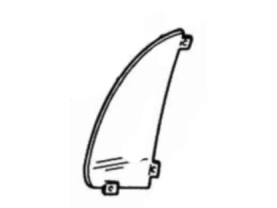 Lincoln 2F3Z5426870AA Run Assembly, Glass