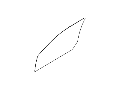 4C3Z-2521411-AA Ford Glass, Driver Side Illustration 1 of 1