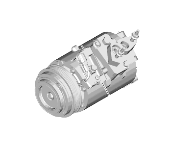 Ford DG9Z-19703-C Compressor Assembly DG9Z-19703-C Ford Compressor Assembly Illustration 1 of 1