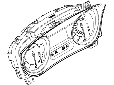 Ford EB5Z-10849-FA Instrument Cluster