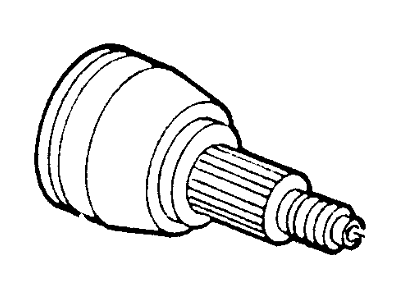 Lincoln E8OY-3B413-B Joint And Stub Shaft