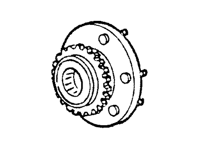 Lincoln E6DZ1104A Hub Assembly - Wheel