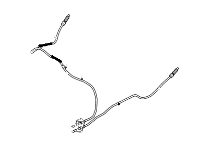 Lincoln Parking Brake Cable - 2C5Z-2A635-AB