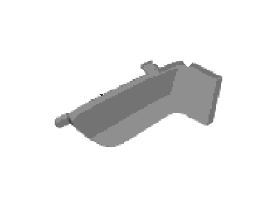 Ford BK2Z-6122642-A Cover - Door Inside Handle, Passenger Side BK2Z-6122642-A Ford Cover - Door Inside Handle, Passenger Side Illustration 1 of 1